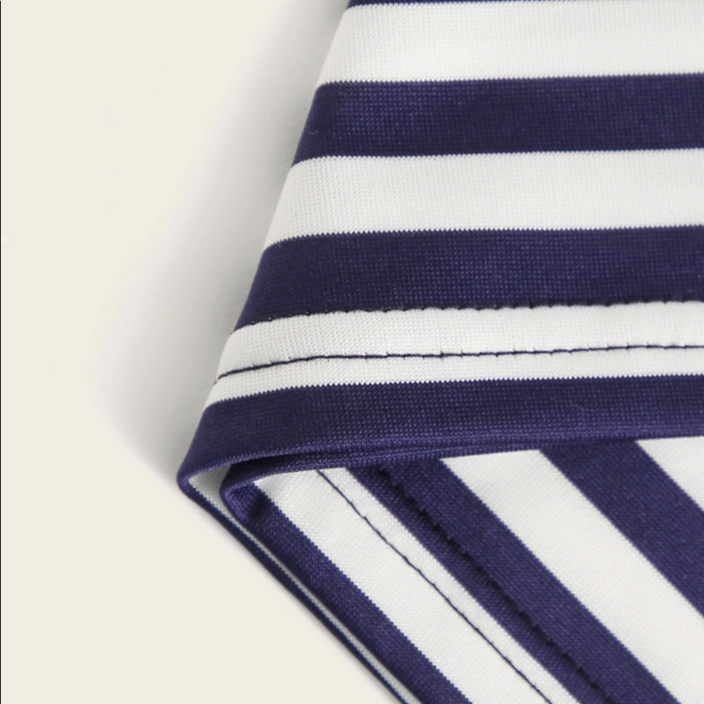 Striped print v neck dress - size 6 & 8/10 - Picture 5 of 7